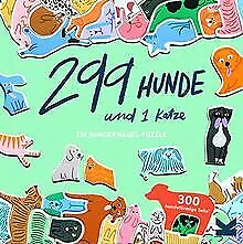 299 Hunde und 1 Katze. Ein Hundeknäuel-Puzzle von Léa Ma... | Buch | Zustand gut