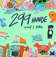299 Hunde und 1 Katze. Ein Hundeknäuel-Puzzle von Léa Ma... | Buch | Zustand gut