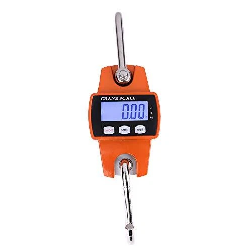 Digital Hanging Crane Scale 660Lb 300Kg Heavy Duty Industrial Crane Scales fo...