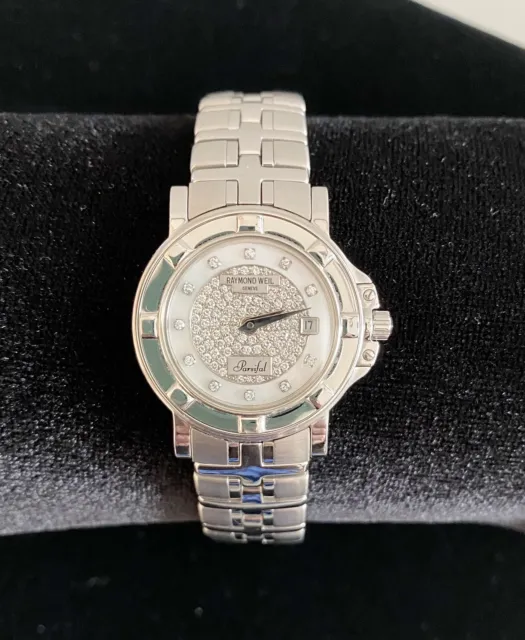 Raymond Weil Parsifal Stainless With Diamond Dial Watch