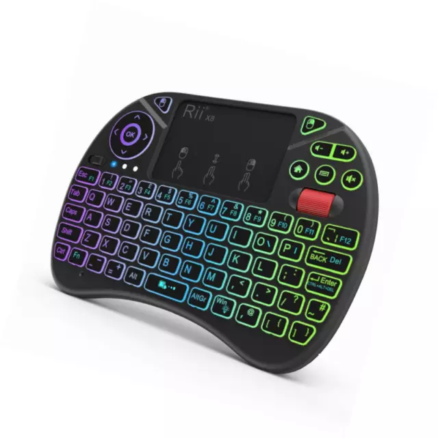 Mini Wireless Multi-media Keyboard Touch Pad Mouse Combo With Scroll Button/H...