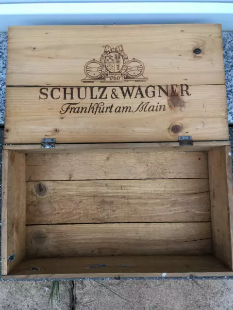 Wein Holz Kiste Schulz & Wagner Frankfurt am Main