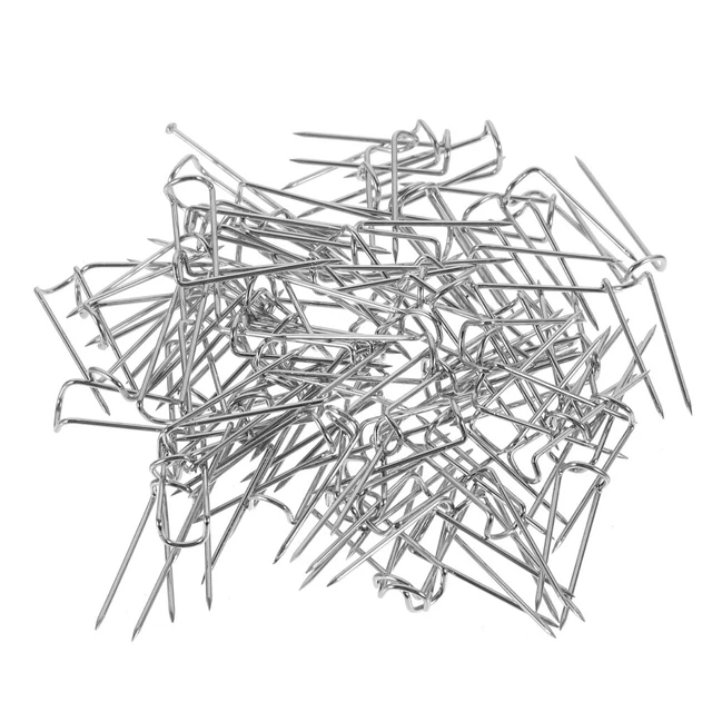 1 boîte de broches de bricolage pour la maison, épingles en forme de U pour la