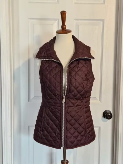 Marc New York by Andrew Marc Size Small Sleeveless Puffer Vest Purple