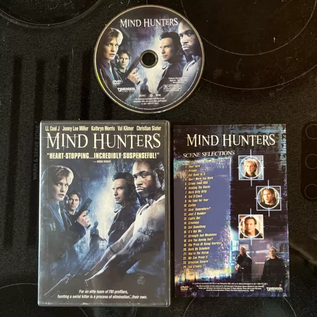 Mindhunters (DVD, 2005) Jonny Lee Miller  Val Kilmer  Christian Slater w/ insert