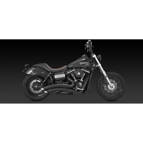 Vance & Hines Black Super Radius Exhaust System 46053
