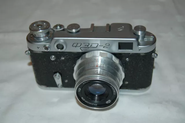 FED 2 (type D2) Vintage 1962 Soviet Rangefinder Camera & Case. 2298462. UK Sale 3