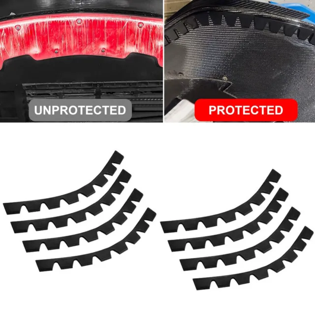 Universal Car Front Bumper Scrape Guard Anti-Skid Protector Anti-Scratch DIY Kit