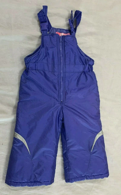 Weather Tamer Girls Snow Ski Overalls Bib Pants Size 2T