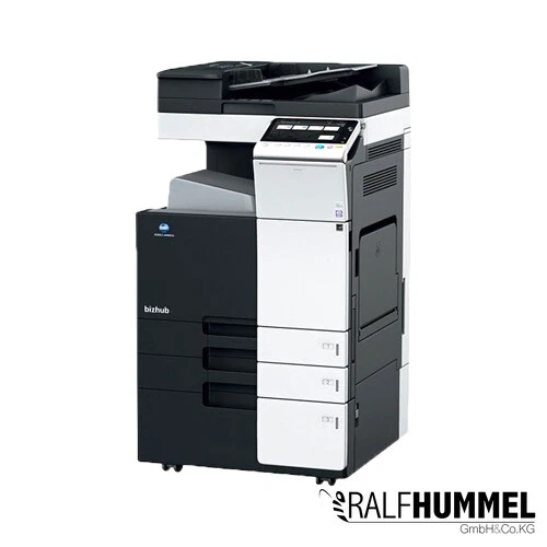 Konica Minolta bizhub 454e s/w Kopierer Drucker Scanner Fax PC-410 A3