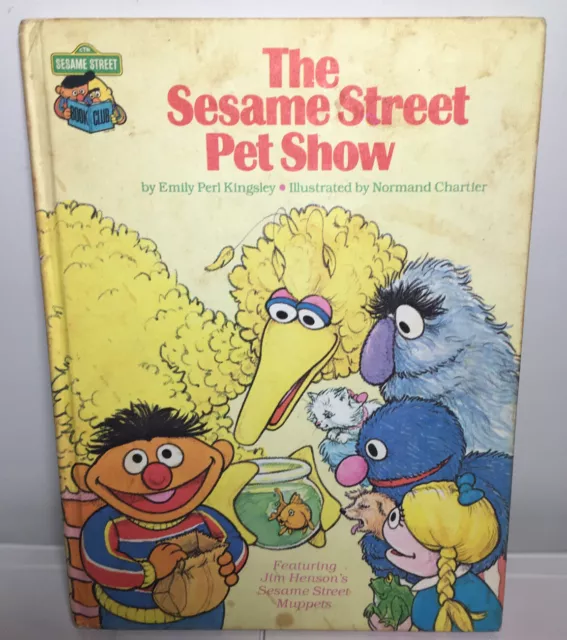 The Sesame Street Pet Show Used Hardcover Book Jim Henson Muppets VINTAGE 1980