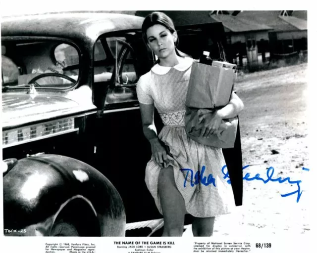 TISHA STERLING signed 8x10 THE NAME OF THE GAME IS KILL NAN TERRY photo