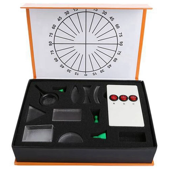Set di Esperimenti di Ottica Fisica Prisma Triangolare Lampada Olografico GrupH5