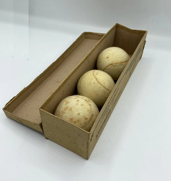 Très ancienne boite de balles de tennis Slazenger vintage box balls 3
