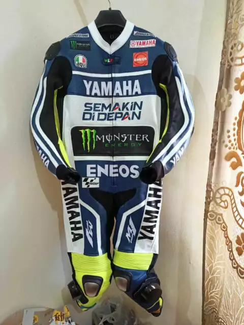 Yamaha Monster Energy Motogp Racing Leather Suit Available In All Size