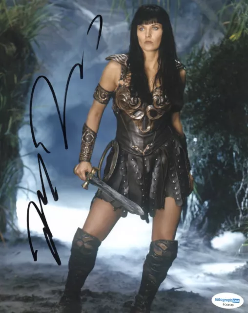 Lucy Lawless Signed Xena Photo (5) Also Acoa