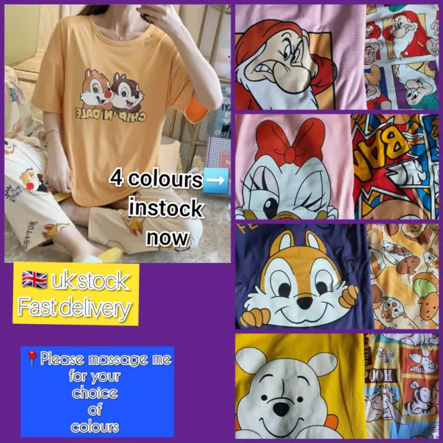 Soft Pyjamas Disney Character ,Teenage Girls/Boy  Pyjamas set  UK stock