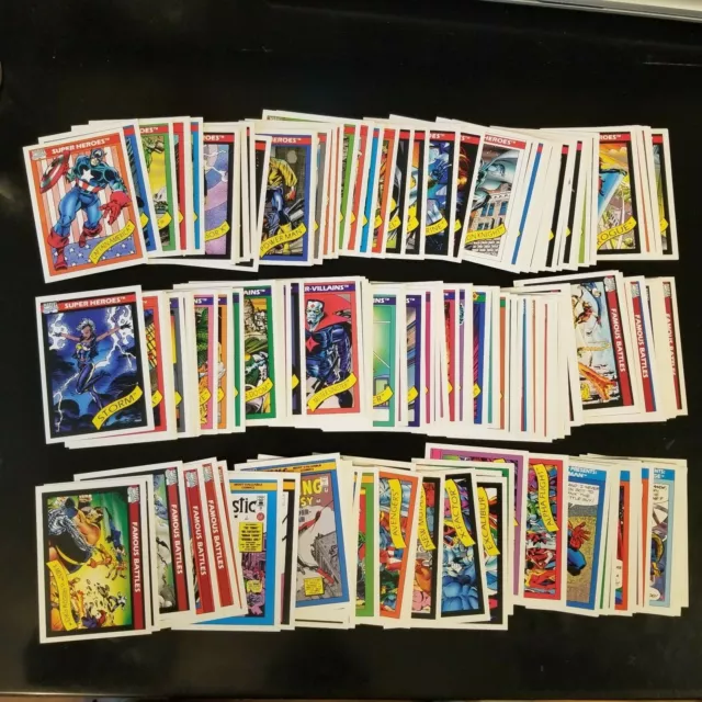1990 Marvel Universe Series 1 Trading Cards /base set- SINGLES- FINISH YOUR SET