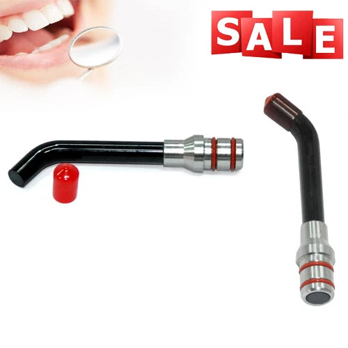 Dental Optical Fiber 8mm Curing Light Guide Rod Tip Glass LED Tip Black 12mm CE