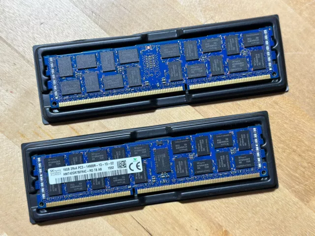 Dell SK Hynix (2 x 16GB 2Rx4 PC3-14900R  ECC SERVER RAM HMT42GR7BFR4C