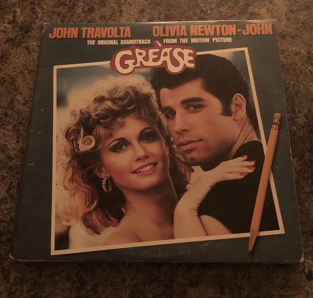GREASE ORIGINAL SOUNDTRACK Double Vinyl LP Record Album 1978 Release