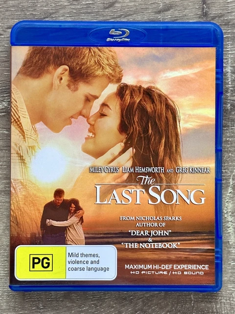 THE LAST SONG Blu ray 2010 Region Free Miley Cyrus Liam
