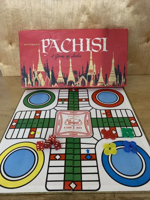 Vintage Pachisi Game - A Game Of India For The Whole Family, 1969