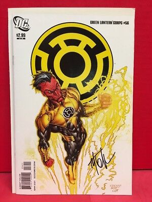 Tyler Kirkham Signed Green Lantern Corps #56 Sinestro Corps DC Comics March 2011