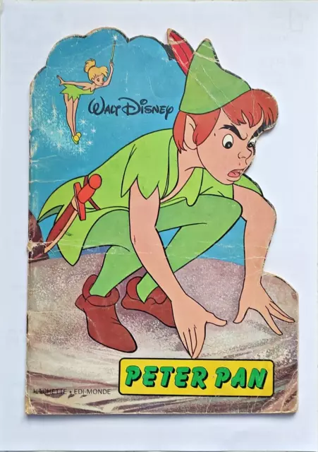 PETER PAN - WALT DISNEY - album silhouette-  1985 HACHETTE - EDI MONDE