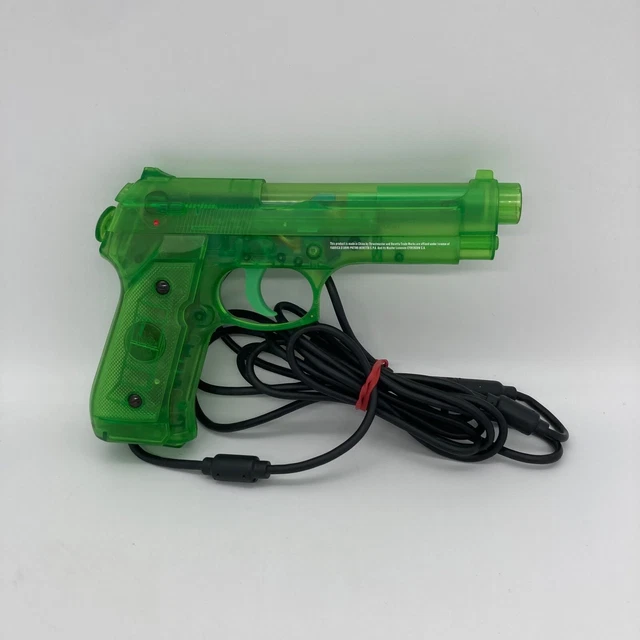 XBOX ORIGINAL LIGHT Gun Thrustmaster Beretta 92fs CAL9 Green Game