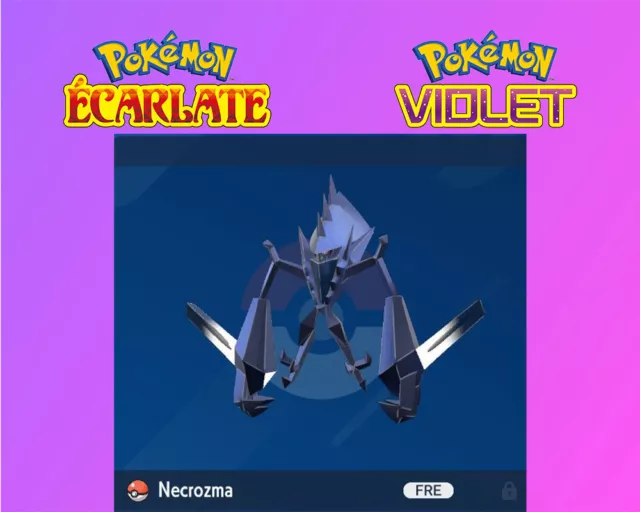 Pokemon NECROZMA SHINY 6iv ( Pokemon violet / écarlate )