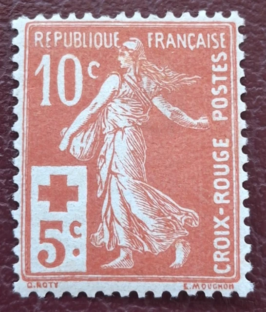 Timbre France Semeuse N°199 Avec Bandelette Pub Le Coq - Oblitération Main