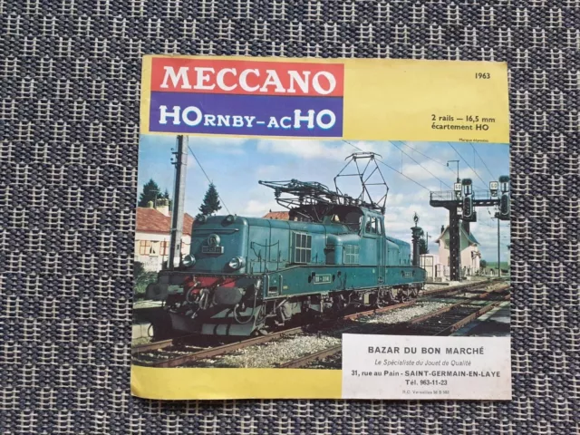 Catalogue Jouets Trains Meccano Hornby  Trains Wagons Annee 1963