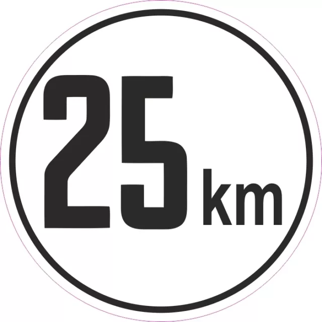 25 Kmh Schild online kaufen