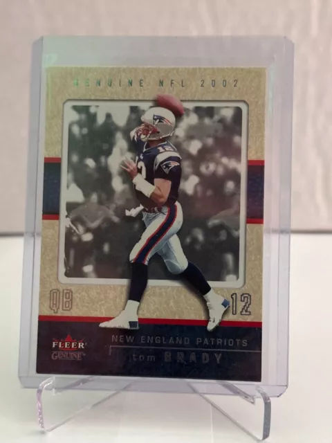 Tom Brady Nr. 43, 2002 Fleer Genuine, Patriots