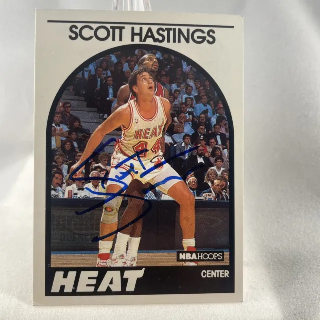 Scott Hastings -Arkansas - Miami Heat autographed card