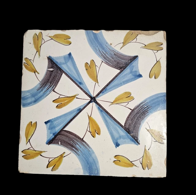 Carrelage Ancien Espagnol Du 16ème Siècle - Azulejos De Tolède, Style Delft, Occasion