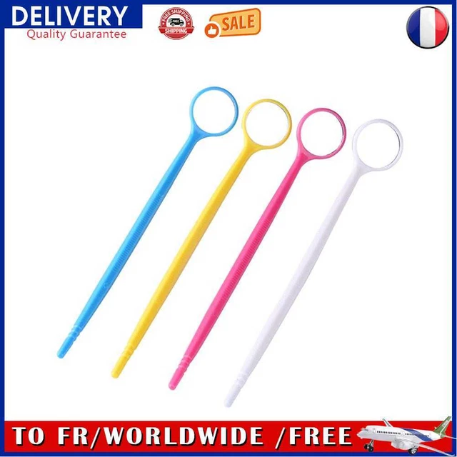 Plastic Mouth Mirrors Reusable Random Dental Viewing Mirror Personal Teeth Care