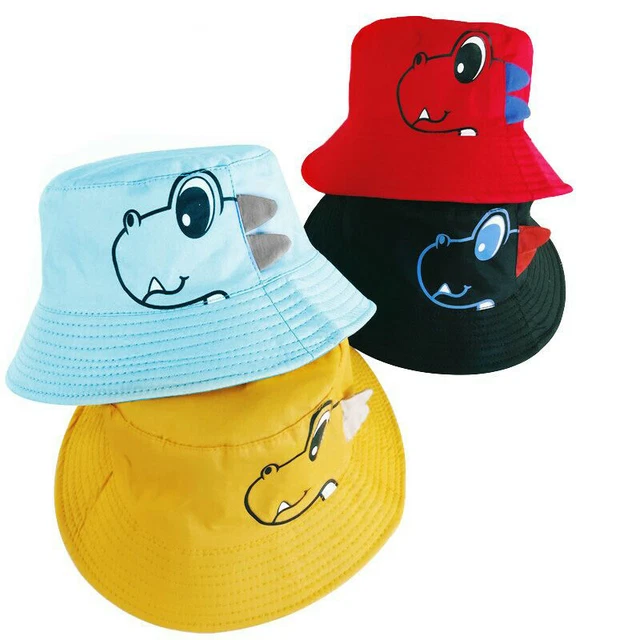 Carino cappello da sole bambino cartone animato estate bambino secchio cappelli outdoor ragazze ragazzo berretto da spiaggia