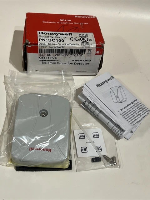 HONEYWELL SC100 Seismic Vibration Detector NEW & FREE SHIPPING