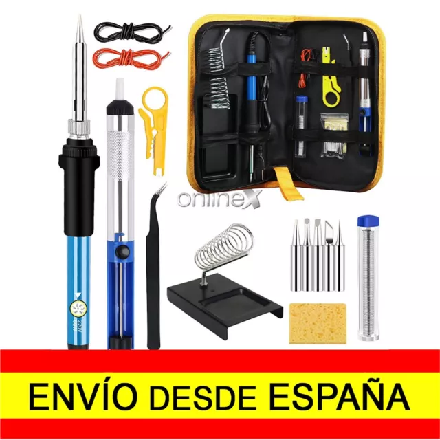 Estuche Herramientas Soldador Pistola Electrica Ajustable Entrega 24-48h a5589