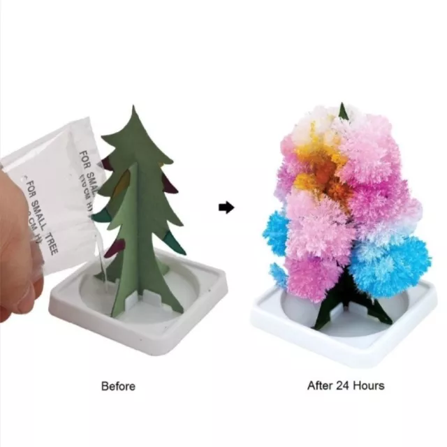 MAGIC GROWING TREE KIT Crystal Science Toy Kids Christmas Stocking Filler UK 3