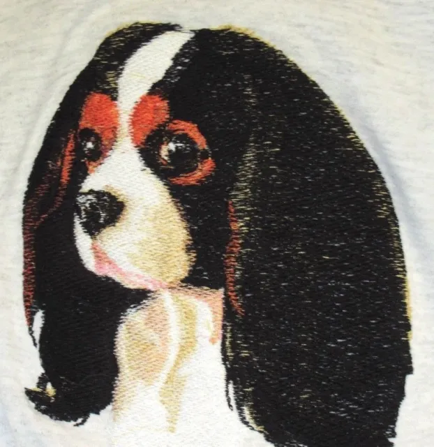 Embroidered Long-Sleeved T-Shirt - Cavalier King Charles Spaniel BT3412