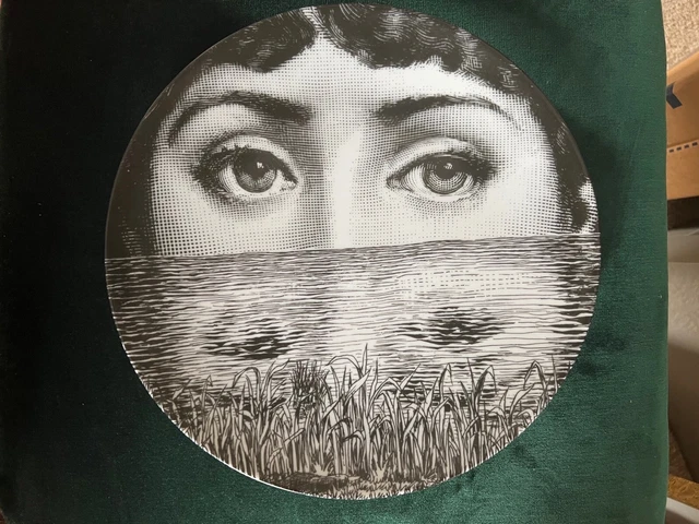 Vintage Ceramic Plate by Piero Fornasetti Motiv 89 Rare! Temi E Variazioni Vintage Ceramic Plate by Piero Fornasetti Motiv 89 Rare! Temi E Variazioni