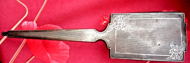 ANTICA SPAZZOLA IN ARGENTO 925 Birmingham Inghilterra punzonata B&co 1969
