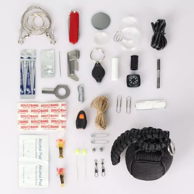 Outdoor camping accessories survival pack emergency gear tools pocket survival 2