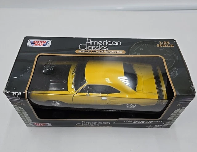 Miniatura 1969 Dodge Coronet Super Bee 1:24 Motor Max - Vermelho (Nova) - Hobbies e coleções - Setor Bueno, iânia 1485955183 | OLX