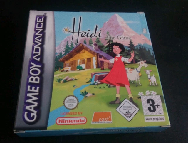 Jeu Heidi The Game Game Boy Advance - Boîte FR Vide + Notice, Bon État