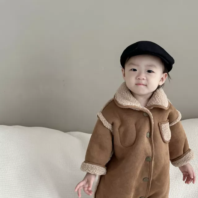 2023 New Winter Cute Korean Edition Bodysuit for Boys and Girls 2