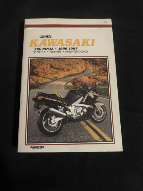 1990 - 1997 Kawasaki Ninja ZX6 ZX600 Service Repair Manual Clymer M468 Free Ship